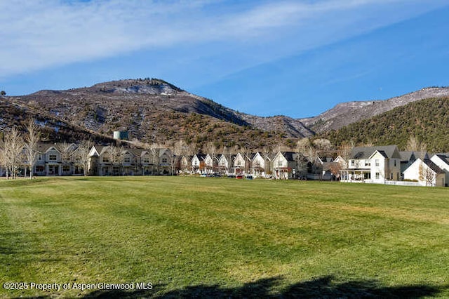 1608 Crawford Way, Glenwood Springs, CO 81601 - view of mountain backdrop with nearby suburban area