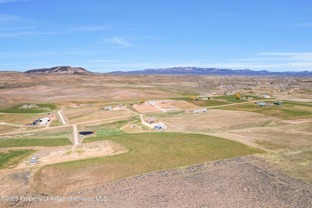 1600 County Road 30, Craig, CO 81625 - aerial view of property and surrounding area with a mountainous background