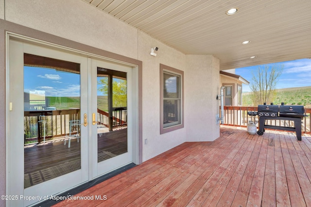 1600 County Road 30, Craig, CO 81625 - deck with french doors