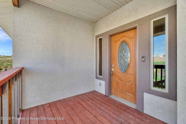 1600 County Road 30, Craig, CO 81625 - entrance to property with stucco siding