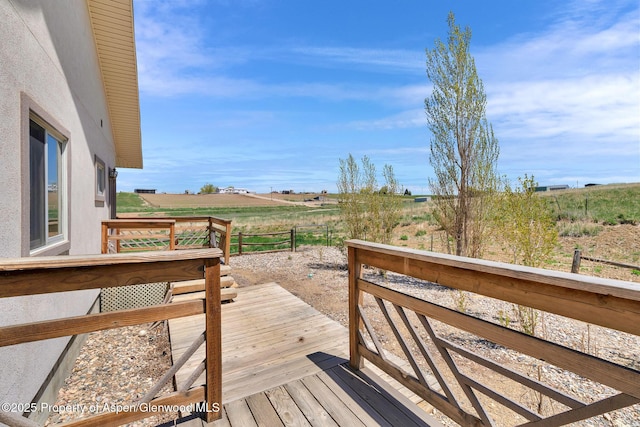 1600 County Road 30, Craig, CO 81625 - wooden deck featuring a rural view and fence