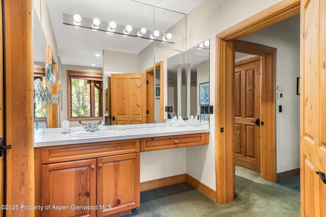 408 Gerbaz Way, Snowmass, CO 81654 - bathroom featuring vanity and baseboards