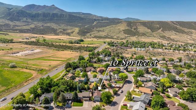10 Spruce Ct, Parachute, CO 81635 - aerial view of a mountainous background