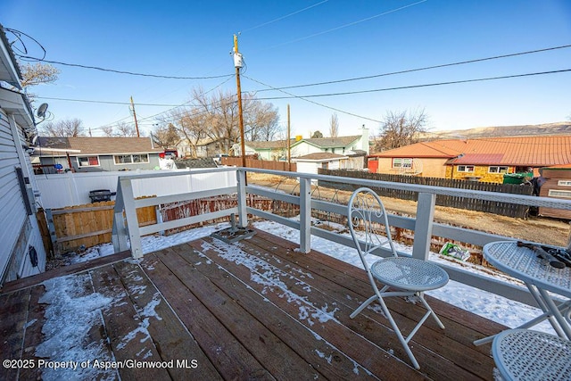 view of deck