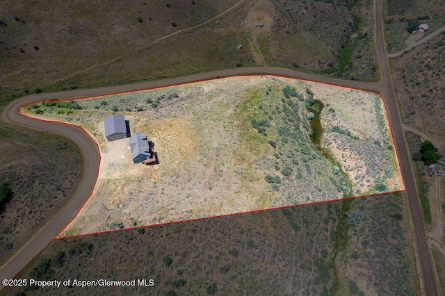 118 Highland Dr, Craig, CO 81625 - overview of rural landscape featuring property parcel outlined