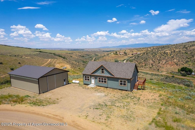 118 Highland Dr, Craig, CO 81625 - view from above of property with a mountain backdrop
