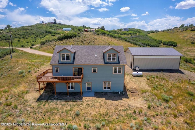 118 Highland Dr, Craig, CO 81625 - rear view of house with a deck