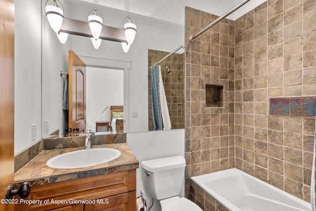 2908 Juniper Hill Dr, Aspen, CO 81611 - bathroom with vanity and tiled shower / bath