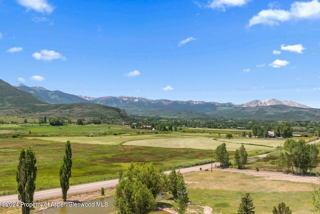 6890 E Sopris Creek Rd, Snowmass, CO 81654 - view of property's community featuring a mountain view and a view of rural / pastoral area