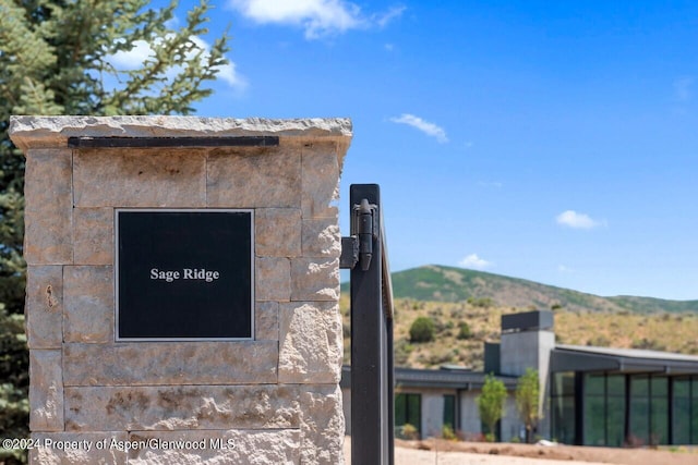 6890 E Sopris Creek Rd, Snowmass, CO 81654 - exterior view of a mountain backdrop