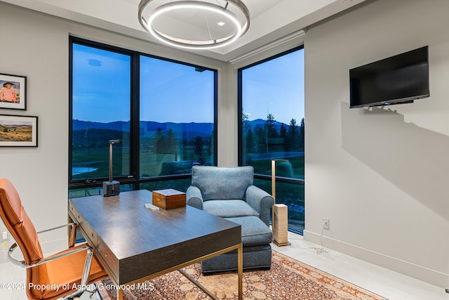 6890 E Sopris Creek Rd, Snowmass, CO 81654 - office featuring baseboards