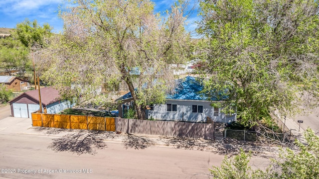 600 Rose St, Craig, CO 81625 - view of front of property featuring a detached garage