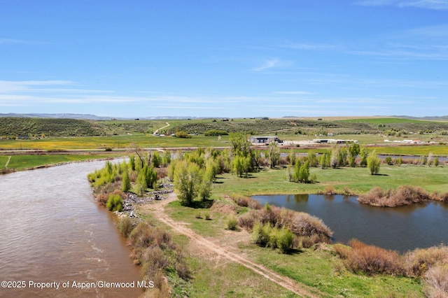 40889 County Road 76a, Hayden, CO 81639 - drone / aerial view of a water and mountain view