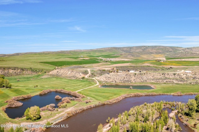 40889 County Road 76a, Hayden, CO 81639 - aerial view of property's location with a water and mountain view
