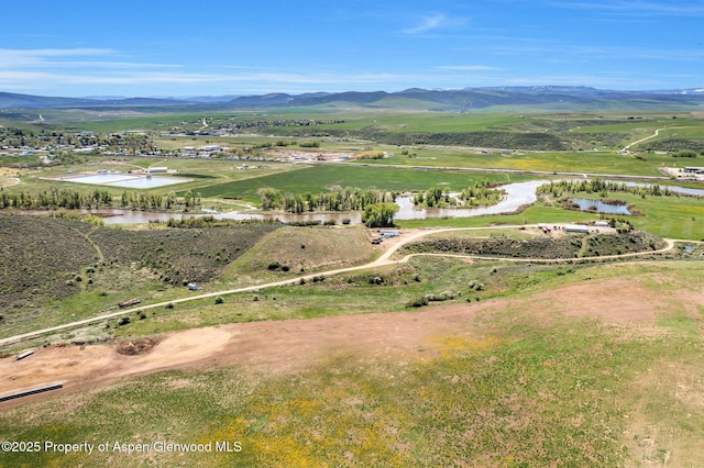 40889 County Road 76a, Hayden, CO 81639 - overview of rural landscape featuring a water and mountain view