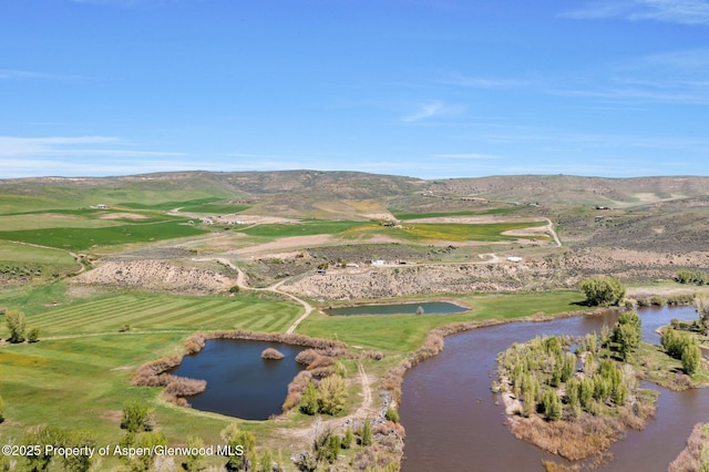 40889 County Road 76a, Hayden, CO 81639 - aerial overview of property's location with a water and mountain view