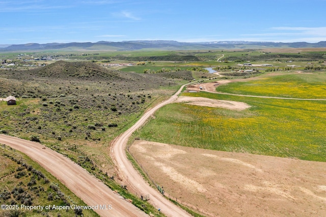 40889 County Road 76a, Hayden, CO 81639 - aerial view of sparsely populated area with a mountain backdrop