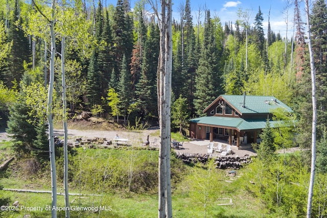 0 E Divide Creek Rd, Silt, CO 81652 - dock with a forest view
