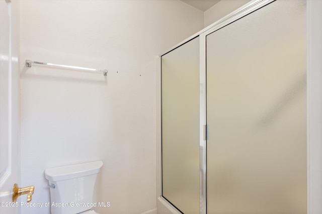 55 Limberpine Cir, Battlement Mesa, CO 81635 - full bath with toilet and an enclosed shower