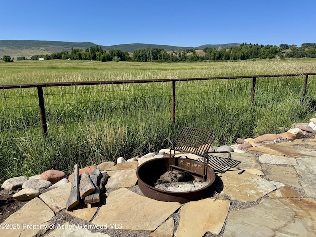 6398 County Road 4, Meeker, CO 81641 - view of patio featuring a view of rural / pastoral area