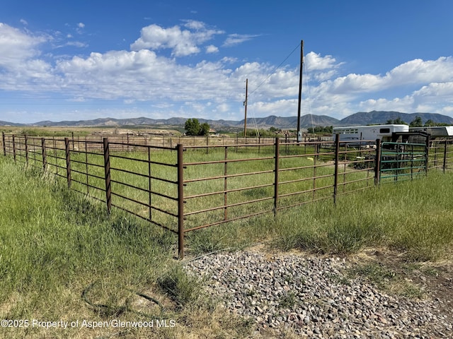 6398 County Road 4, Meeker, CO 81641 - view of yard with a view of rural / pastoral area and a mountain view