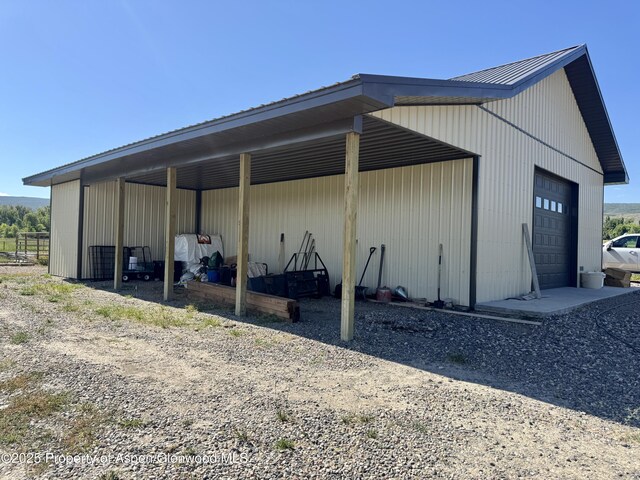 6398 County Road 4, Meeker, CO 81641 - view of pole building