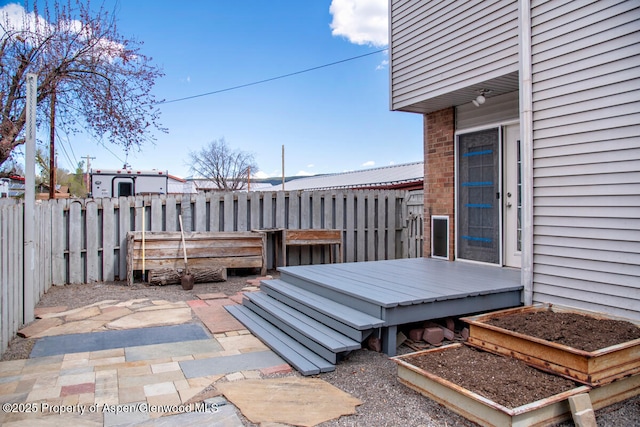681 S 2nd St Unit A, Carbondale, CO 81623 - wooden terrace featuring fence