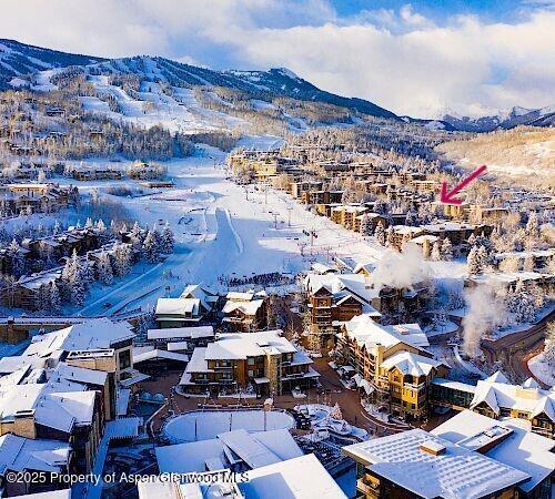 300 Carriage Way Unit 603, Snowmass Village, CO 81615 - drone / aerial view of mountains