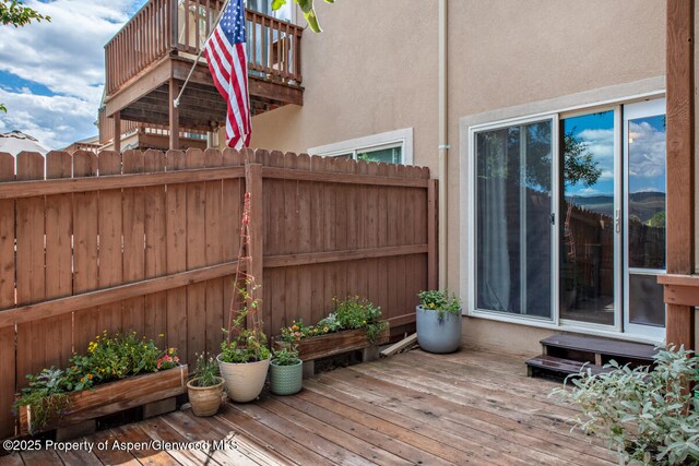 1199 Vitos Way, Carbondale, CO 81623 - view of deck