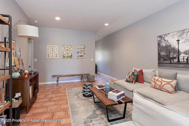 1199 Vitos Way, Carbondale, CO 81623 - living area featuring recessed lighting and tile patterned flooring
