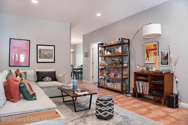 1199 Vitos Way, Carbondale, CO 81623 - tiled living room featuring recessed lighting