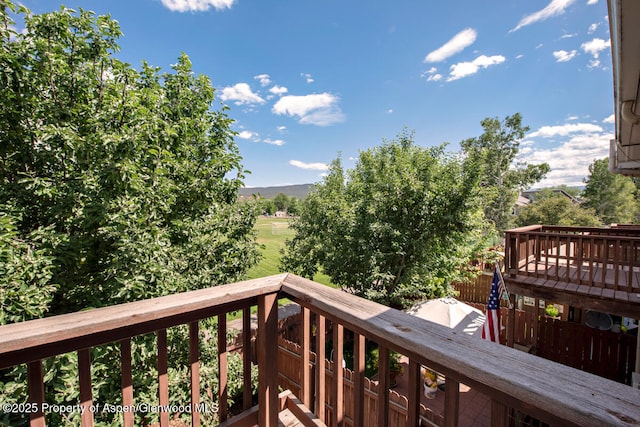 1199 Vitos Way, Carbondale, CO 81623 - view of wooden deck