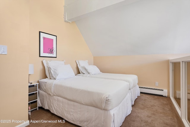 800 S Mill St Unit 301C, Aspen, CO 81611 - bedroom featuring baseboard heating and carpet floors
