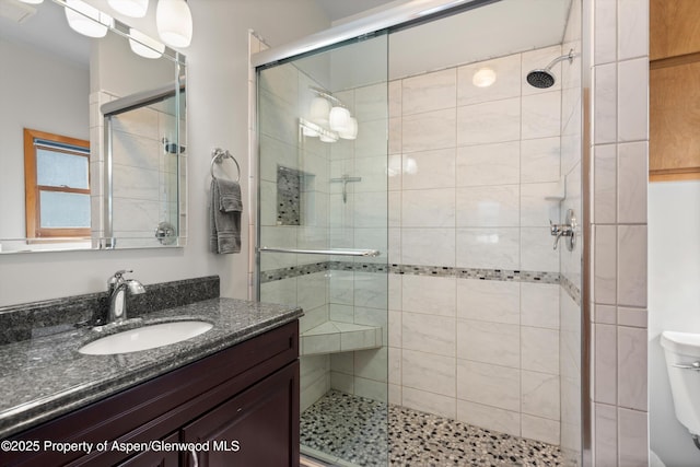 534/536 Spruce St, Aspen, CO 81611 - full bathroom featuring vanity and a shower stall