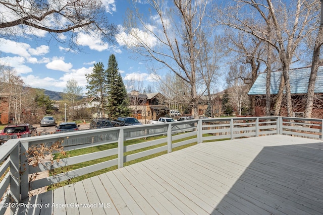 534/536 Spruce St, Aspen, CO 81611 - deck featuring a residential view