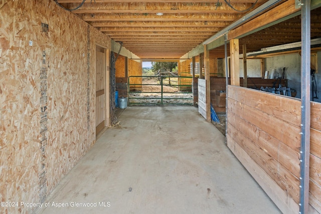 view of stable