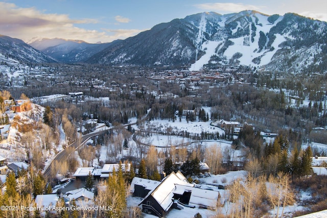 view of mountain feature