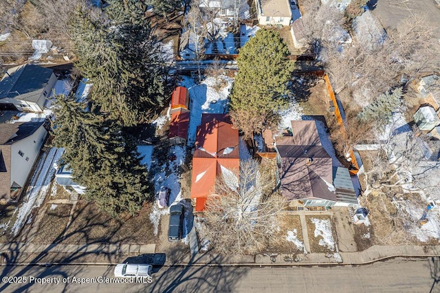 birds eye view of property featuring a residential view