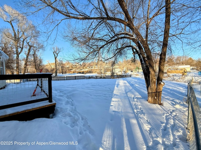 455 E 7th St, Craig, CO 81625 - view of yard covered in snow