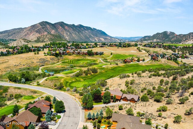 mountain view featuring a water view