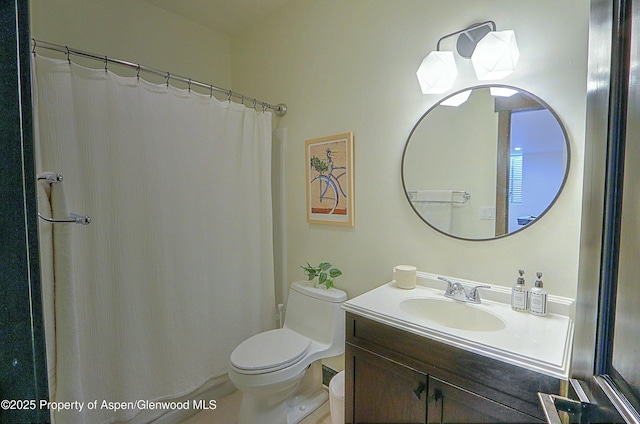 86 Sunrise Ct, Glenwood Springs, CO 81601 - bathroom with vanity and a shower with curtain