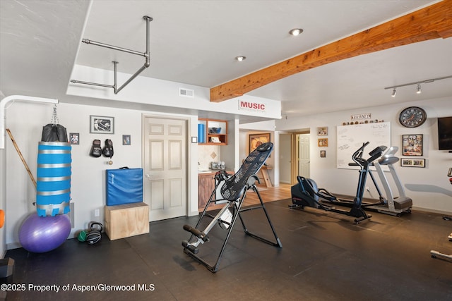 view of exercise room