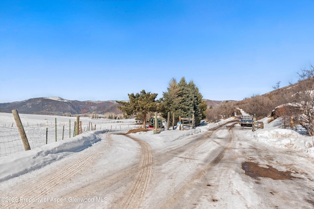 260 Star Mesa Rd, Aspen, CO 81611 - view of street featuring a mountain view