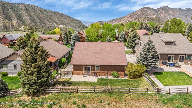 168 Blackhawk Dr, New Castle, CO 81647 - view from above of property with a mountain backdrop