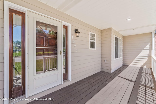 1020 Alta Vista Dr, Craig, CO 81625 - view of wooden porch