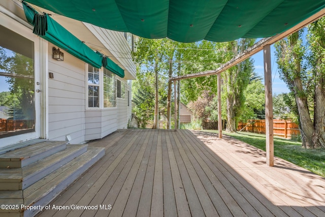 1020 Alta Vista Dr, Craig, CO 81625 - view of wooden terrace