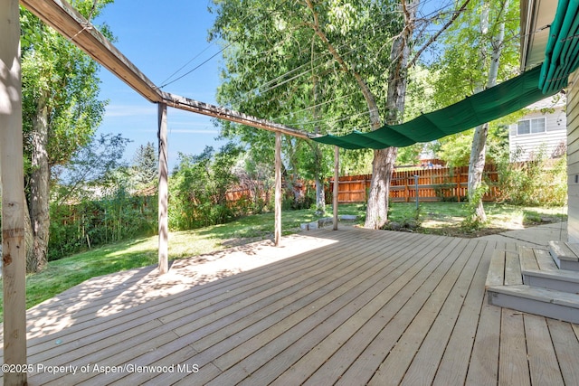1020 Alta Vista Dr, Craig, CO 81625 - deck featuring a fenced backyard