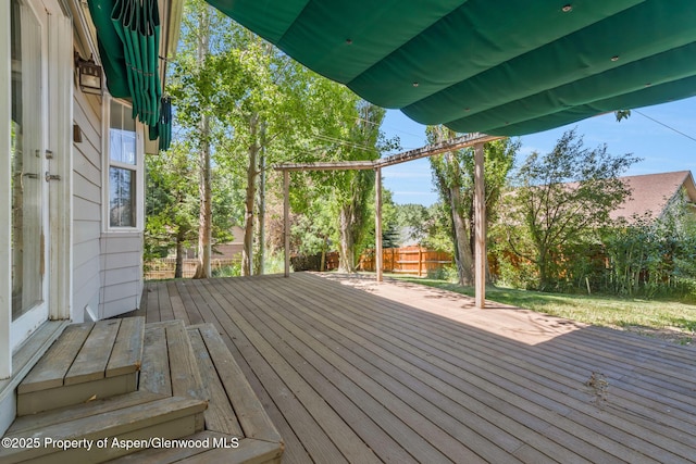 1020 Alta Vista Dr, Craig, CO 81625 - view of wooden deck