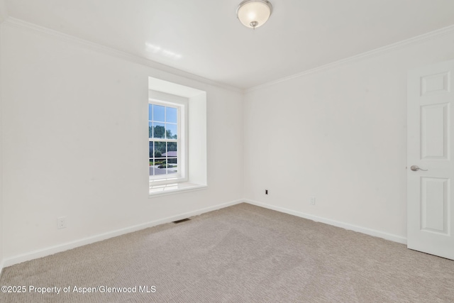 1020 Alta Vista Dr, Craig, CO 81625 - carpeted empty room featuring crown molding and baseboards
