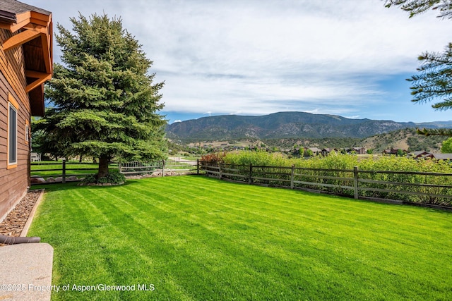 152 Blackhawk Dr, New Castle, CO 81647 - view of yard featuring a mountain view